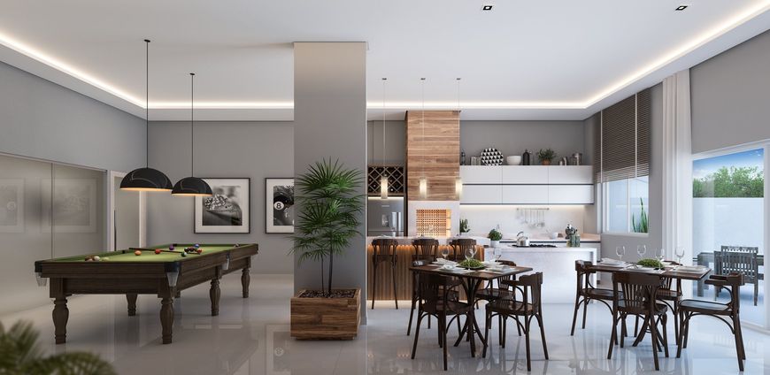Cobertura com área as suites no primeiro piso, segundo piso muito bem distribuido, uma área de lazer