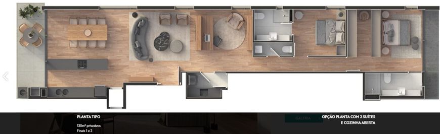 Apartamento 2 quartos/suítes Bairro Bigorrilho à venda