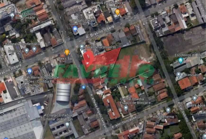 Área à venda por R$ 2500000.00, 1450.00 m2 - AGUA VERDE - CURITIBA/PR