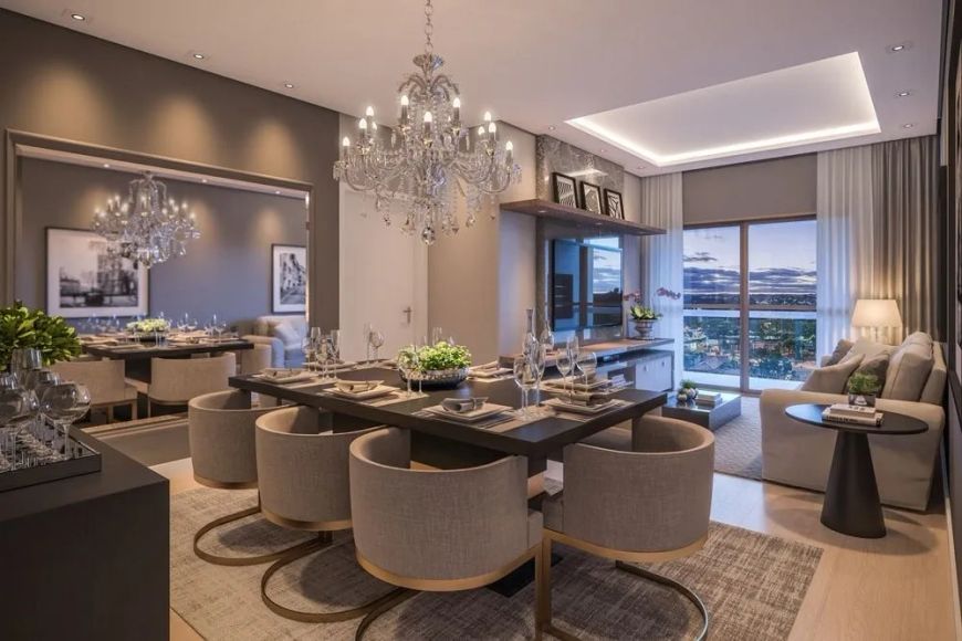 Apartamento Mobiliado e Decorado de 3 quartos, sendo 1 suíte e 2 vagas à venda no Juvevê, Curitiba-P