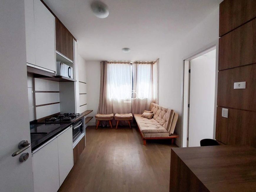 Apartamento mobiliado de 1 quarto à venda na Av. Silva Jardim - Rebouças, em Curitiba | Ref 328