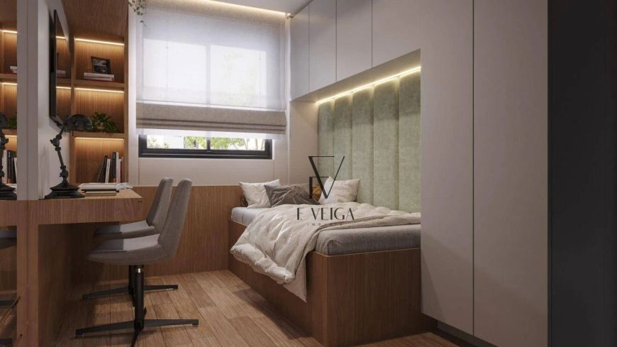 Apartamento com 2 dormitórios à venda, 44 m² por R$ 292.474,56 - Cidade Industrial - Curitiba/PR