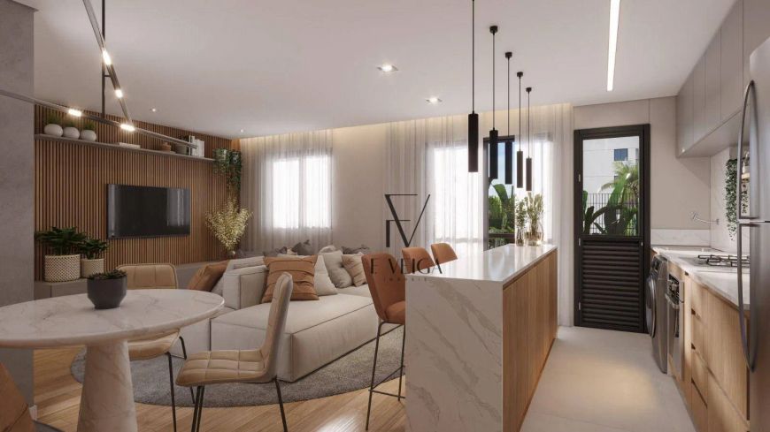 Apartamento com 2 dormitórios à venda, 44 m² por R$ 292.474,56 - Cidade Industrial - Curitiba/PR