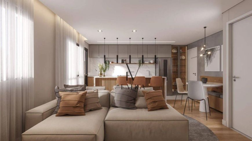Apartamento com 2 dormitórios à venda, 44 m² por R$ 292.474,56 - Cidade Industrial - Curitiba/PR