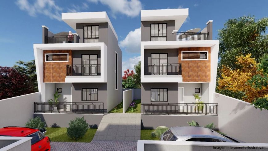 Sobrado com 4 dormitórios à venda, 122 m por R 749.000,00 - Uberaba - Curitiba PR