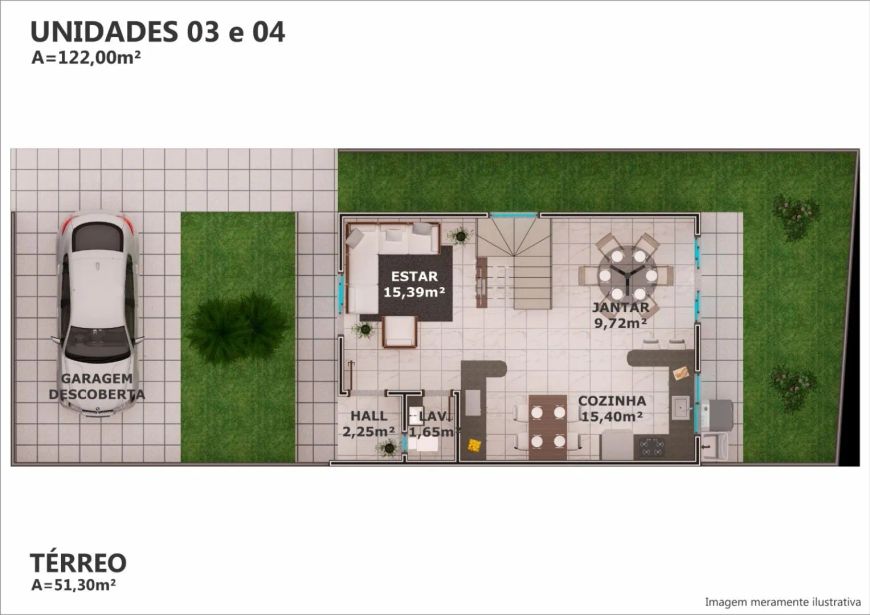 Sobrado com 4 dormitórios à venda, 122 m por R 749.000,00 - Uberaba - Curitiba PR