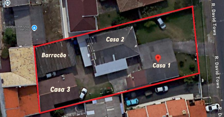 3 casas e 1 barracão Xaxim