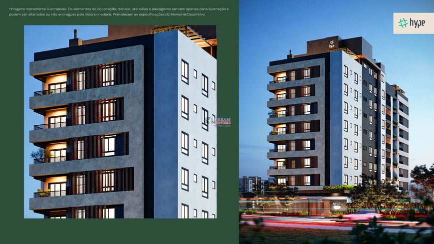 Nest - apartamento 1 quarto, no bairro Bacacheri