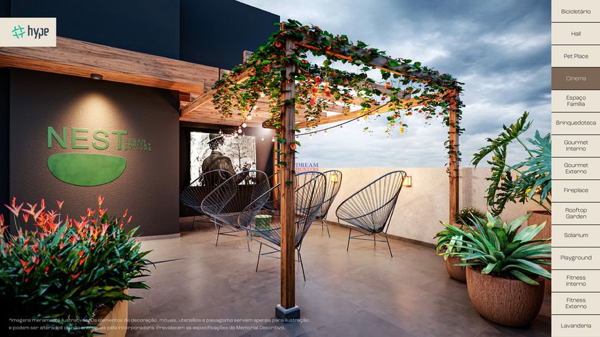 Nest - apartamento 1 quarto, no bairro Bacacheri