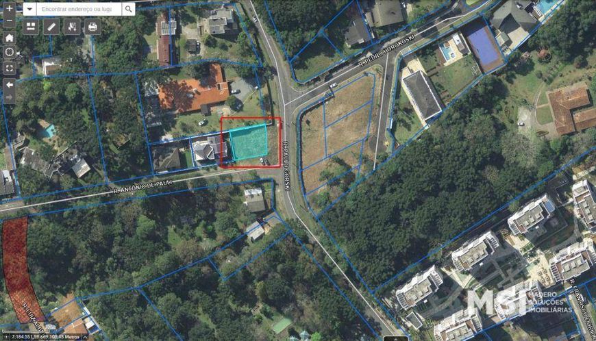 Terreno para alugar, 524 m² por R$ 4.100,00/mês - Mossunguê - Curitiba/PR