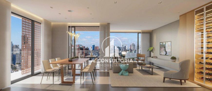 Cobertura com 3 dormitórios à venda, 246 m² por R$ 5.714.000,00 - Centro - Curitiba/PR