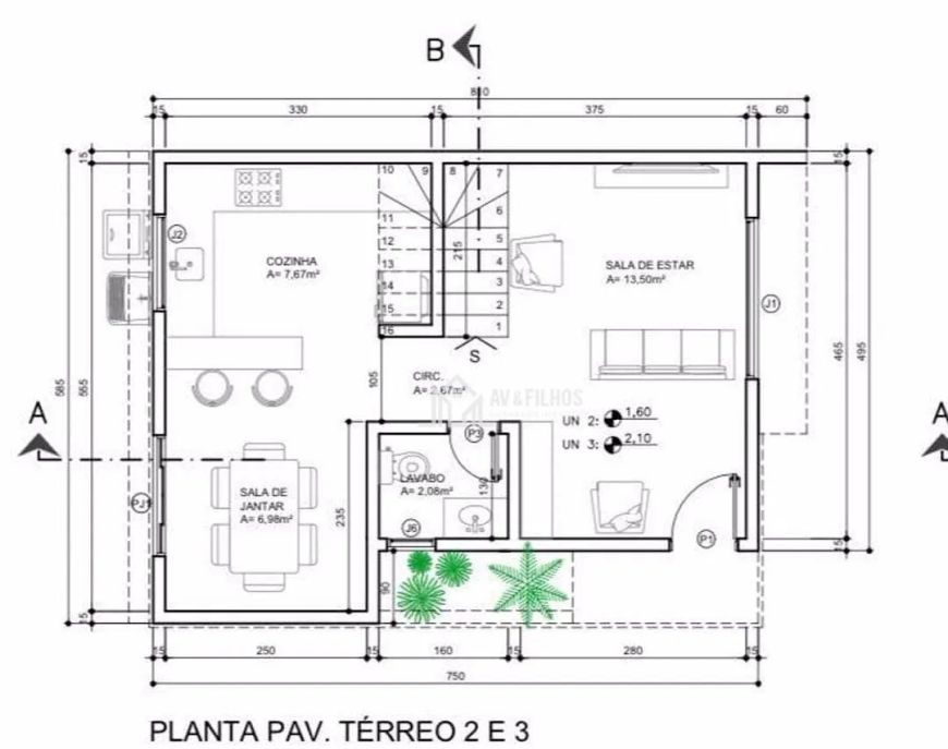 Sobrado com 3 dormitórios à venda, 115 m² por R$ 575.000,00 - Atuba - Curitiba/PR