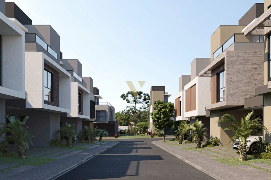 Casa em condomínio, em construção, com 3 quartos no Bacacheri