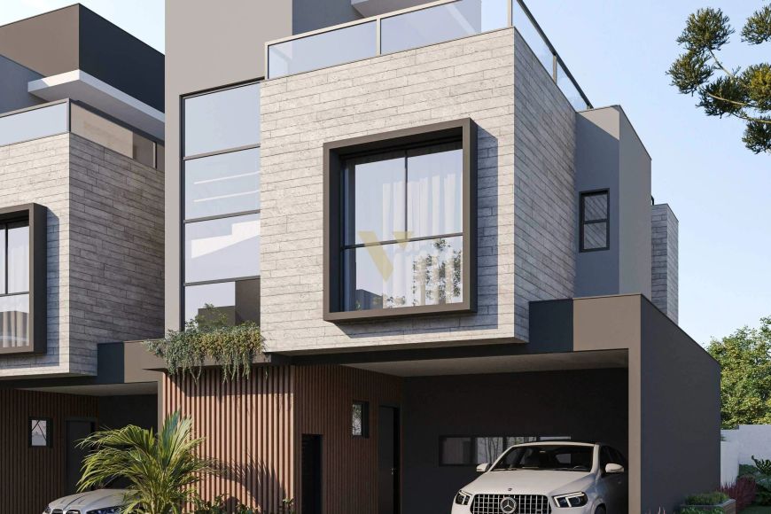 Casa em condomínio, em construção, com 3 quartos no Bacacheri