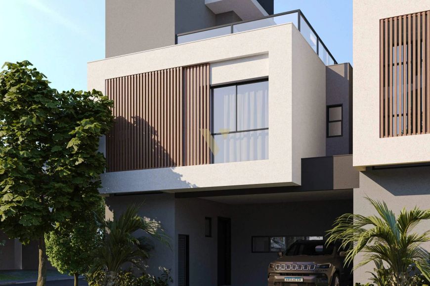 Casa em condomínio, em construção, com 3 quartos no Bacacheri