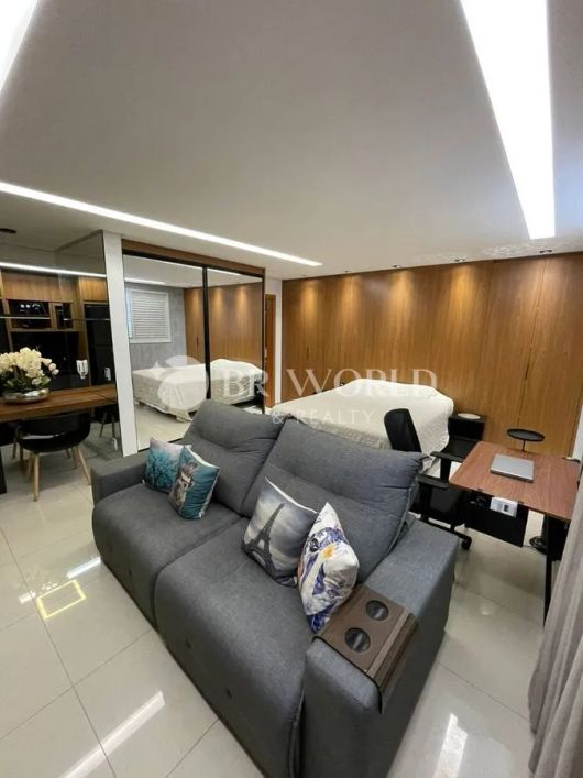 Lounge vinte e dois com um quarto no Setor Bueno