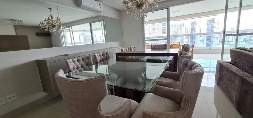 Belíssimo apartamento para locação, no Jardim Goiás, em frente ao Parque Flamboyant.