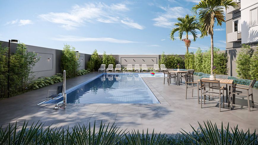 Apartamento na planta 2 quartos - Now praça C-8