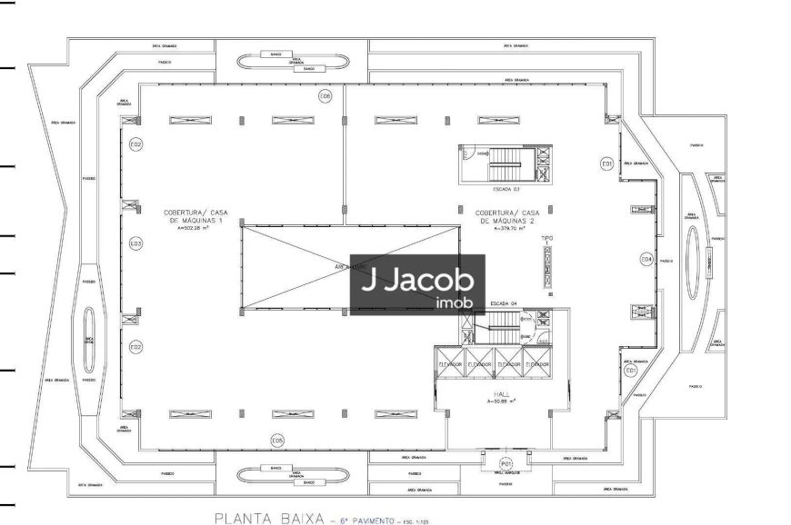 Vendo laje corporativa de 882 m² no Ed. Porto Quality - bairro Nazaré
