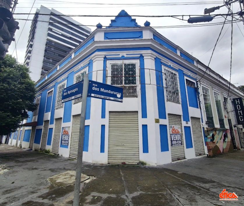 Predio com conjunto de 07 lojas em 02 pavimentos esquina com Apinages