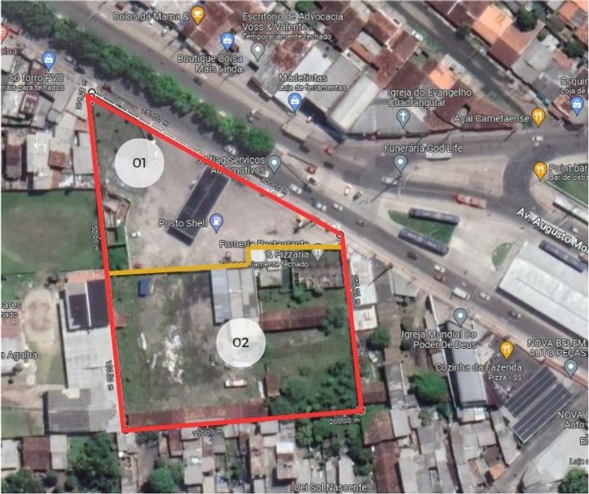 Alugo terreno com 8.100m² na Augusto Montenegro