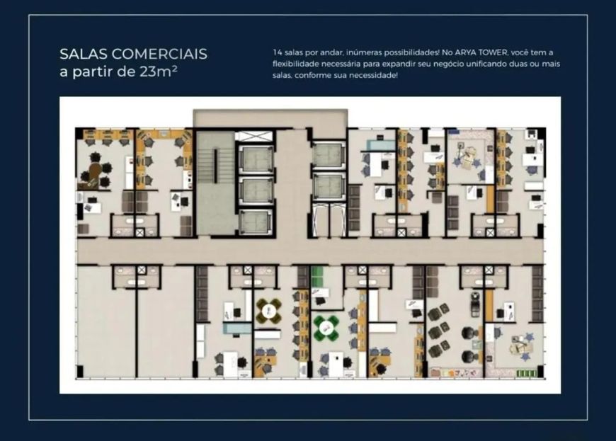 Ed. Arya Tower - Sala Comercial