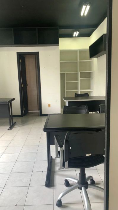 Sala Comercial Mobiliada nazaré village 39m² uma garagem pariquis lavabo recepção escritorio