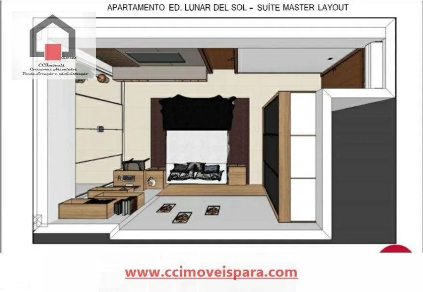 Ed. LUNAR DEL SOL, PORTE ENGENHARIA, 181 m², 3 Suítes, 3 Vagas, para alugar, Umarizal, Belém-Pará.