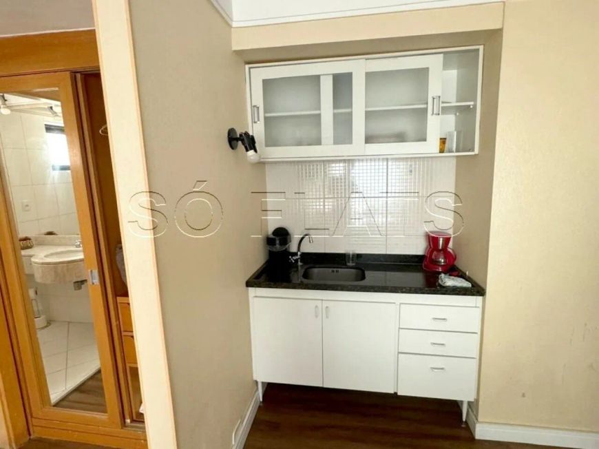 Flat no Slaviero Guarulhos contendo 29m², 1 dormitório e 1 vaga disponível para locação.